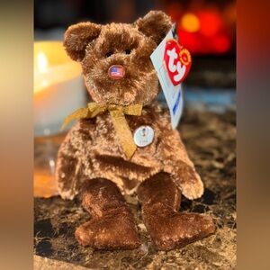 ⚽ TY Beanie Baby FIFA World Cup 2002 USA Bear Plush